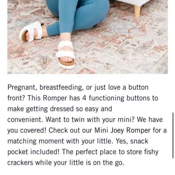 Smash + Tess The S+T Anyday Romper XS Midnight Black - Picture 11 of 12